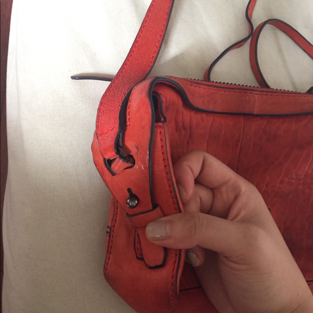 🎈Botkier Napa leather orange crossbody - Picture 2 of 3